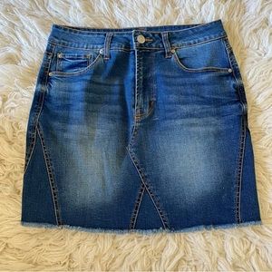 Stretchy Jean Skirt